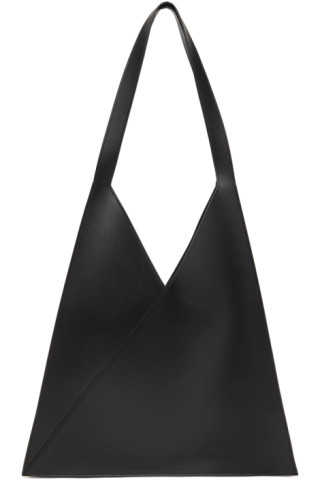 MM6 Maison Margiela: Black Triangle 6 Bag | SSENSE