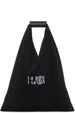 Black Triangle Tote by MM6 Maison Margiela on Sale