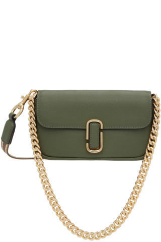 Marc Jacobs Womens The J Marc Shoulder Bag Green Glow H956L01PF22