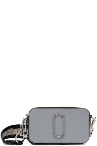 SSENSE Marc Jacobs Black 'The Logo Strap Snapshot' Bag 325.00