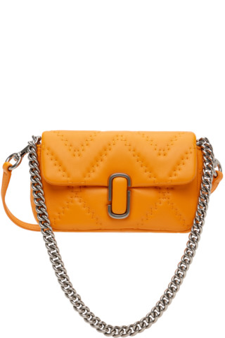 Orange Mini 'The J Marc' Bag by Marc Jacobs on Sale