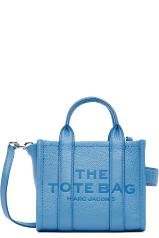 Marc Jacobs The Micro Leather Tote Bag Spring Blue