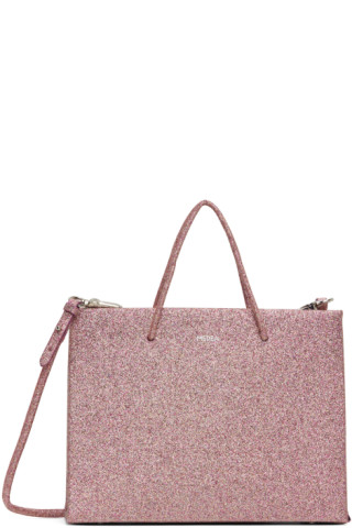 SPELL TOTE BAG PINK AND GREEN - A – hanamer