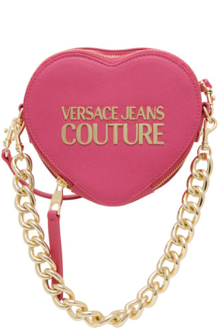 Versace Jeans Couture Black Structured Chain Strap India