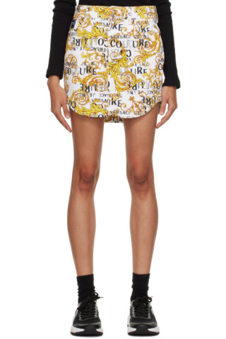 ミニスカート VERSACE FW25 'Mouline' skirt (10203811A15451 2NG70) 231202F090006_1.jpg