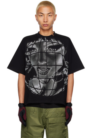 SSENSE Exclusive Black T-Shirt by SPENCER BADU on Sale