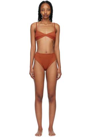 【関税込み】Haight ブラウン Monica スイムウェア Brown Monica Bikini by Haight on Sale