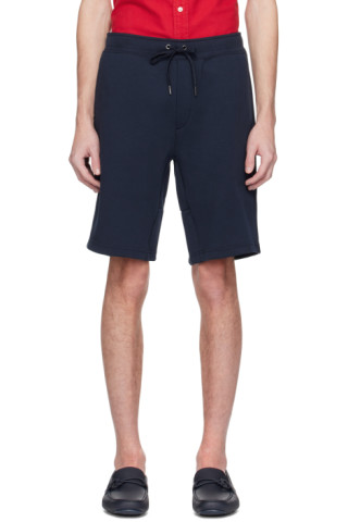 Men's Polo Ralph Lauren Shorts 36 Navy w/Embroidered Marlins & Anchors NEW  $125