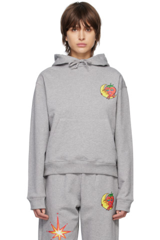 (正規店出品)SKY HIGH FARM ALLY BO FIREWORK SWEAT HOODIE Gray Firework Hoodie by Sky High Farm Workwear on Sale