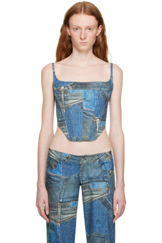 Miaou: Blue Venus Camisole | SSENSE