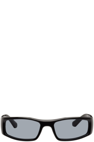 SSENSE Canada Exclusive Black Jet Sunglasses by CHIMI on Sale