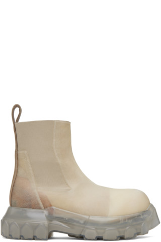 Off-White Beatle Bozo Tractor Boots by Rick Owens on Sale