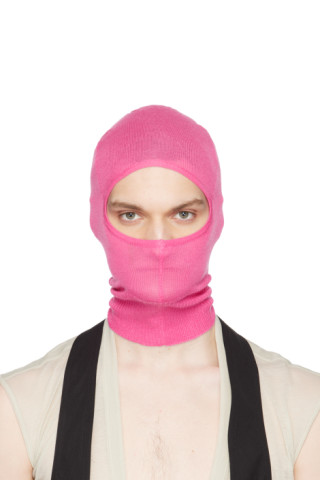 Rick Owens - Pink Skull Balaclava