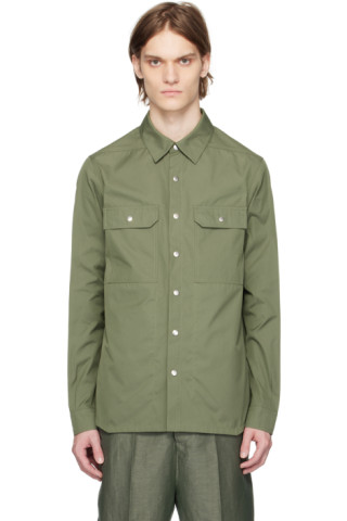 OuterShirt RickOwens Green 52