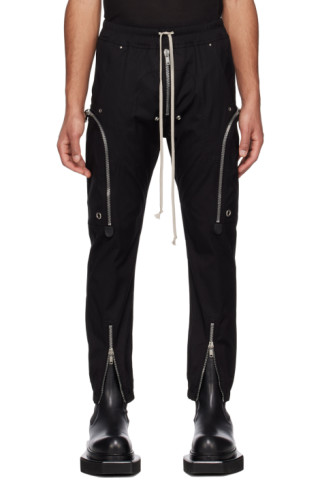 Rick Owens: Black Bauhaus Cargo Pants | SSENSE