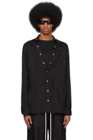 Rick Owens - Black Fogpocket Larry Shirt