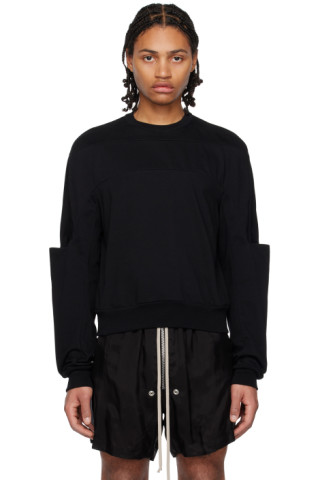 Rick Owens: Black Geth Sweatshirt | SSENSE