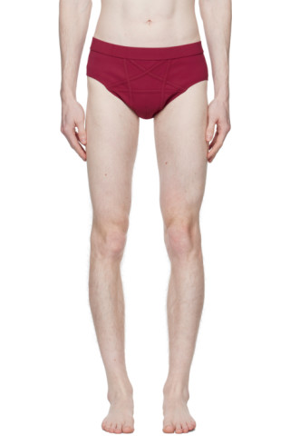 【送料&関税込】Rick Owens Stretch Ribbed Fitted Briefs 231232M208001_1.jpg