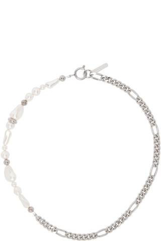 Silver Charly Necklace by Justine Clenquet on Sale