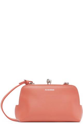 【関税込み】Jil Sander ピンク マイクロ Goji バッグ Jil Sanderのピンク マイクロ Goji バッグがセール中