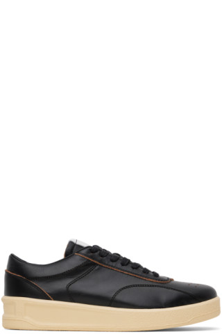 Black Low-Top Sneakers by Jil Sander on Sale