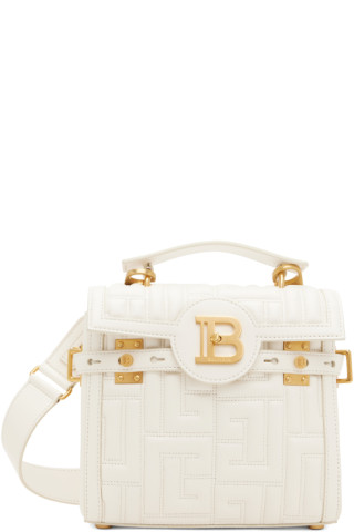 Balmain: Off-White B-Buzz 23 Bag | SSENSE