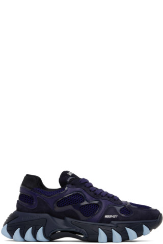 Blue B-East Sneakers by Balmain on Sale