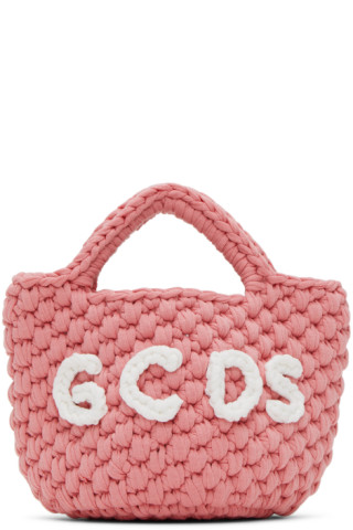 Kids Pink Logo Bucket Bag by GCDS Kids | SSENSE