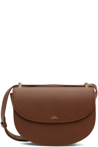 A.P.C.: Brown Genève Bag | SSENSE Canada