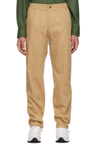 【関税込み】A.P.C. ベージュ Tressie トラウザーズ A.P.C.のベージュ Chuck トラウザーズがセール中