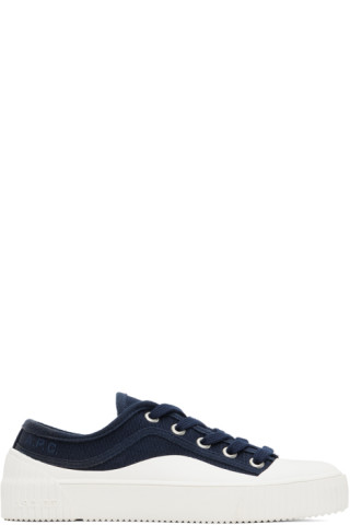 【関税込み】A.P.C. ネイビー Iggy Basse スニーカー Navy Iggy Basse Sneakers by A.P.C. on Sale