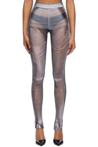 Women Mesh Transparent Leggings Sheer Stretch Ghana