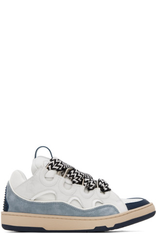 SSENSE Exclusive Gray Curb Sneakers by Lanvin on Sale