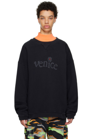 ERL: Black 'Venice' Sweater | SSENSE