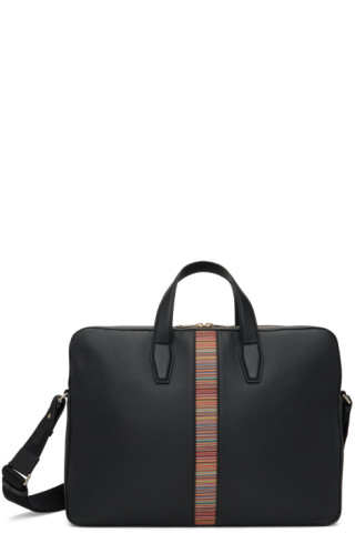  Paul Smith Business Bag Briefcase Travel Bag Black S16410 :  Clothing, Shoes & Jewelry
