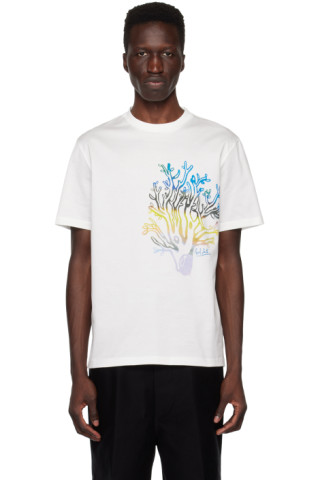 Paul Smith: White Tree T-Shirt | SSENSE