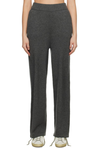 Golden Goose: Gray Patch Lounge Pants | SSENSE Canada