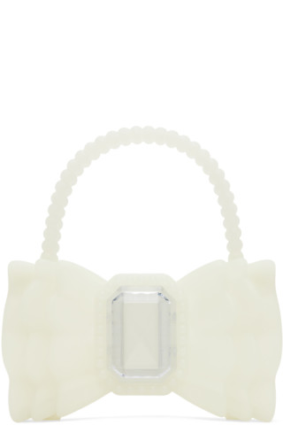 New Deux Lux Off White Bow Front Bag for Sale in Oakhurst, CA