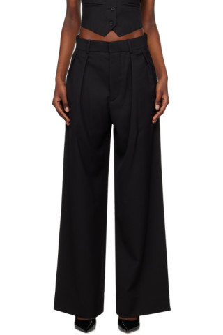 Plain Black Ladies Casual Trouser Pant, Waist Size: 28.0 at Rs 380