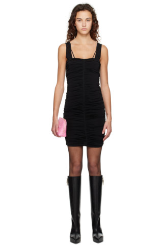 Givenchy Black Ruched Minidress