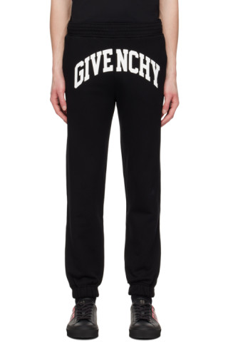 Black Printed Lounge Pants by Givenchy on Sale