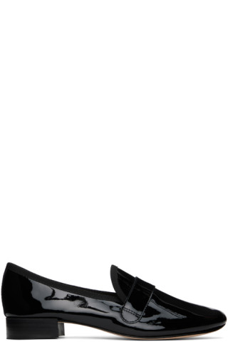 Black Michael Loafers by Repetto on Sale