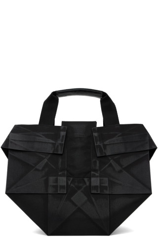 Black Large Standard 6 Tote by 132 5. ISSEY MIYAKE on Sale