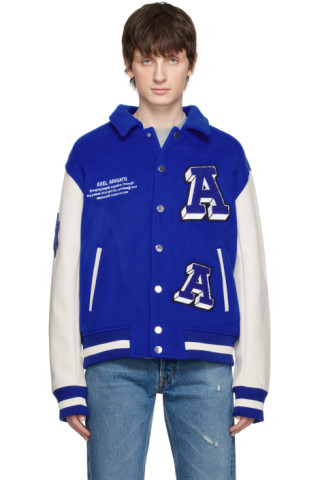 Axel Arigato Illusion Varsity Jacket Blue/White