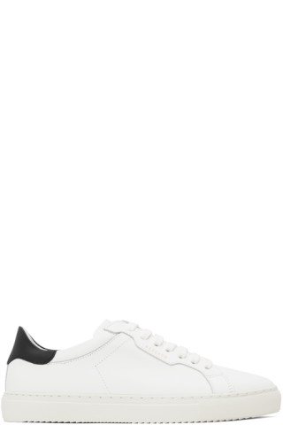 White & Black Clean 180 Sneakers by Axel Arigato on Sale