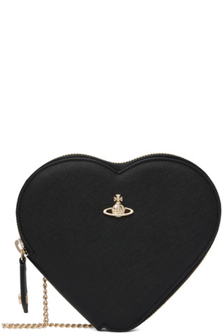 Vivienne Westwood: Black Victoria New Heart Bag