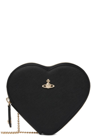 vivienne westwood heart bag black