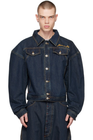 Vivienne Westwood パラシュート デニムジャケット 46 231314M177002_1.jpg