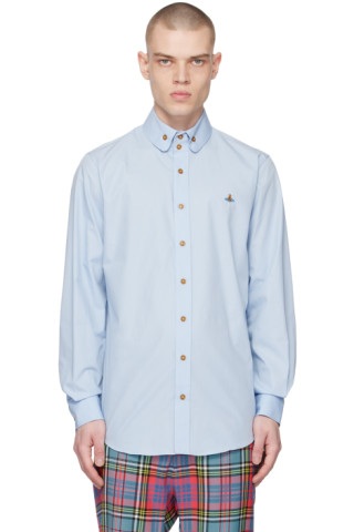 Vivienne Westwood: Blue Krall Shirt | SSENSE