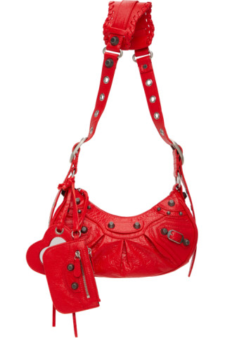 Balenciaga Red XS 'Le Cagole' Shoulder Bag